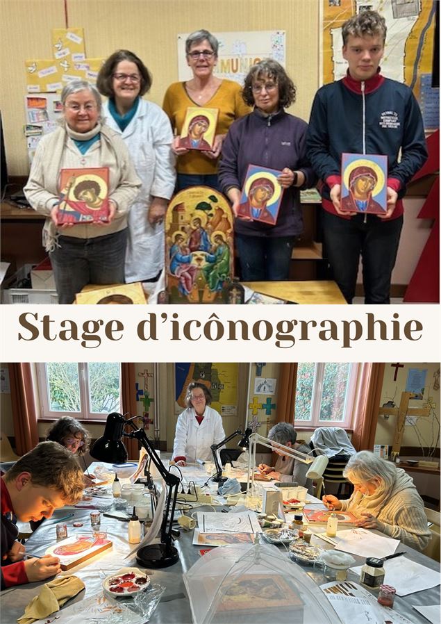 Initiation et stage d'iconographie - Mme Vivien Viviane Fawaz