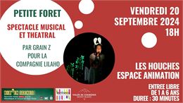 Spectacle théâtral et musical - Petite Forêt