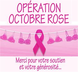 Octobre Rose Collecte de soutiens-gorge - Mairie de Challes-Les-Eaux