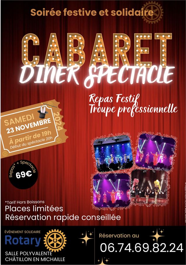 AFFICHE CABARET - rotary club