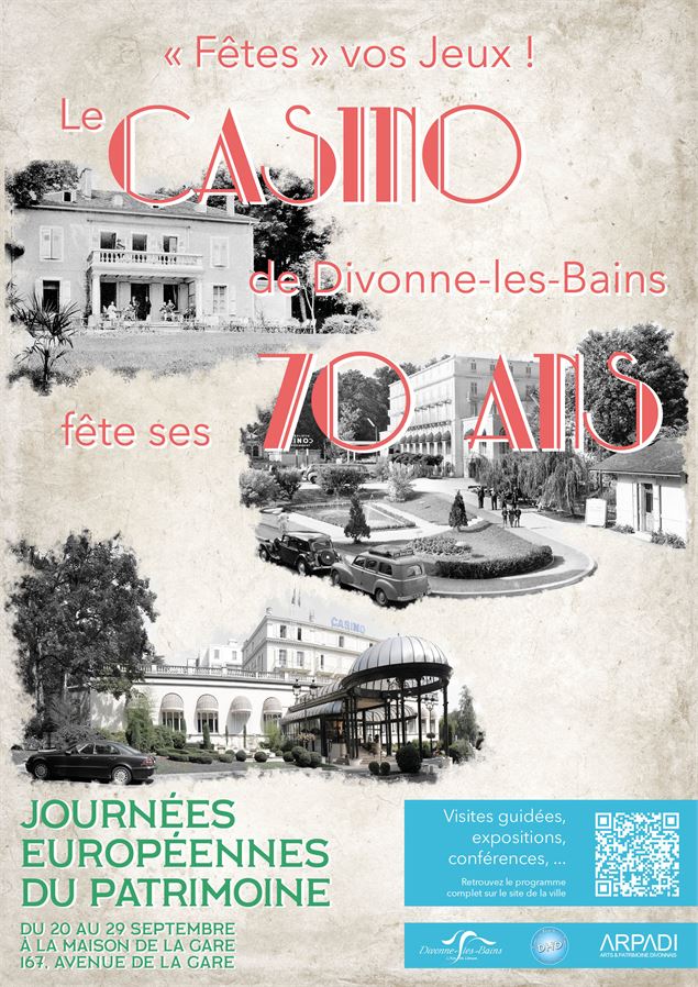 Affiche JEP 2024 - Service communication de la Mairie de Divonne-les-Bains