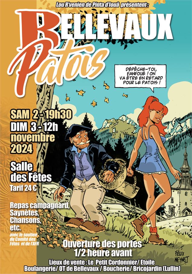 Affiche soirée Patois Bellevaux