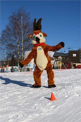 A La Norma, ski avec Timo la mascotte - Magendie