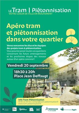 Apéro tram et piétonnisation - Annemasse Agglo