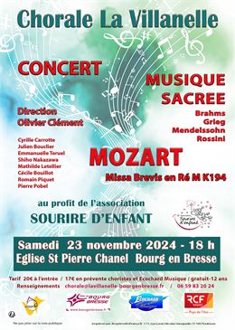 CONCERT SACRE - SANS