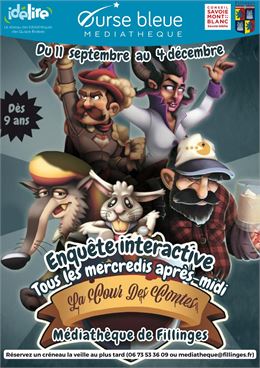 La cour des contes : enquête policière interactive - Savoie Biblio