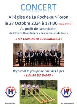 Concert "Les Copains de l'Harmonica et l'Oura Do Damô" - Les Copains de l'Harmonica