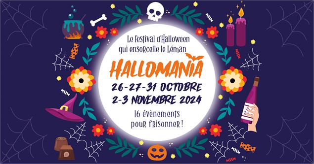 Affiche Hallomania - Léman Expériences