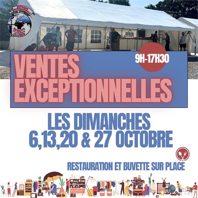 Ventes solidaires exceptionnelles des scouts (marchés aux puces)