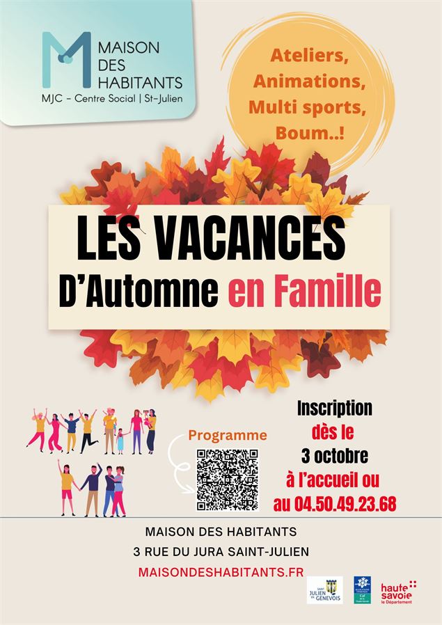 Les vacances d'Automne en Famille - Maison des Habitants