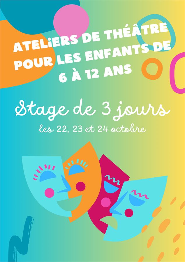 Stage de théâtre à La Forclaz les 22, 23 et 24 octobre. - Canva