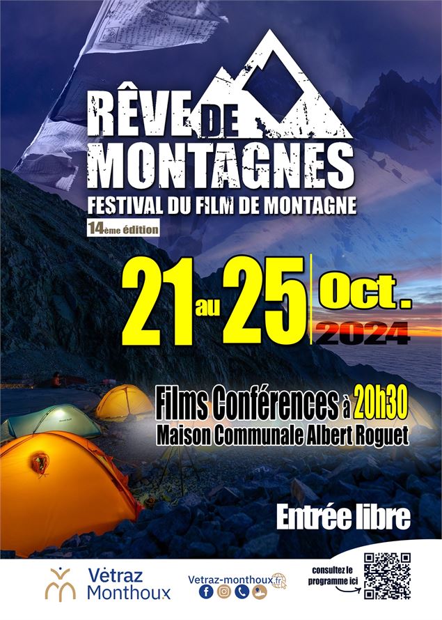 affiche REVE DE MONTAGNES 2024 - mairie de Vétraz-Monthoux