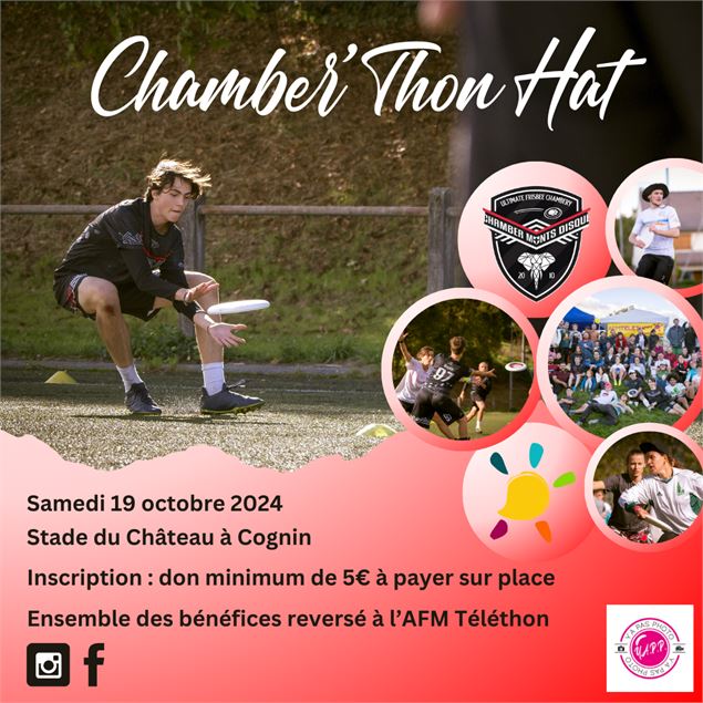 Chamber'Thon Hat - Tournoi d'ultimate frisbee au profit du Téléthon - chambermontsdisque