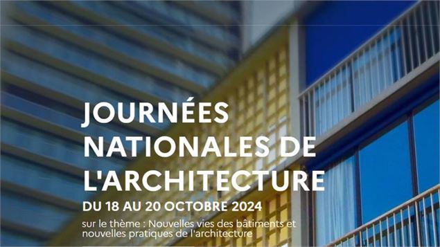 Journées nationales de l'architecture : Nouvelles vies des bâtiments et nouvelles pratiques de l'arc