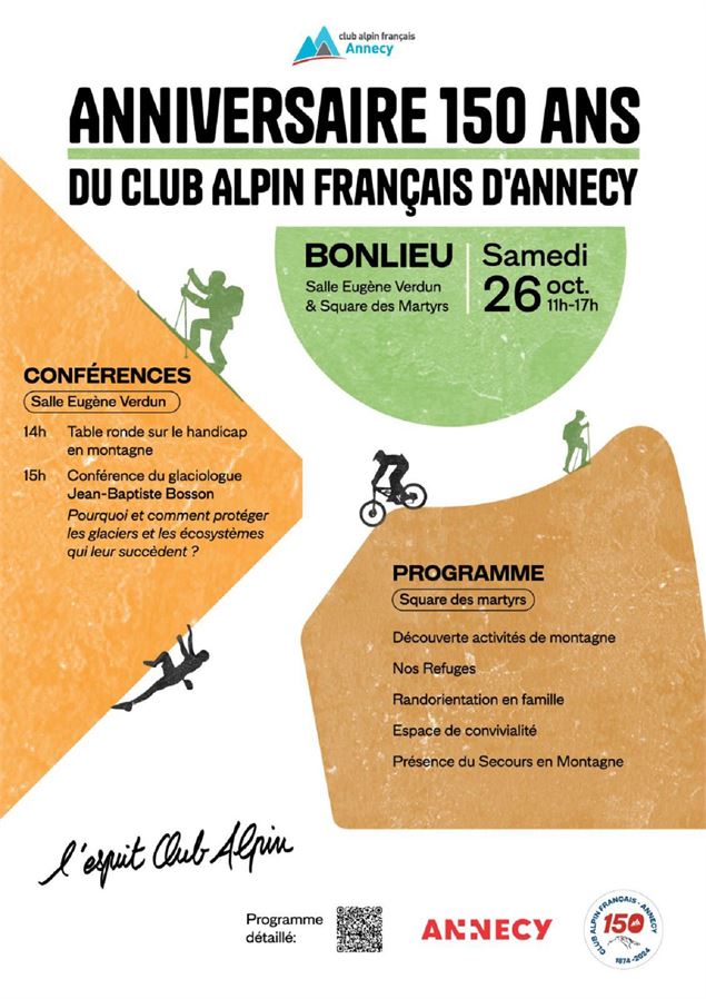 Anniversaire : 150 ans du Club Alpin Français d'Annecy - Club Alpin Français d'Annecy