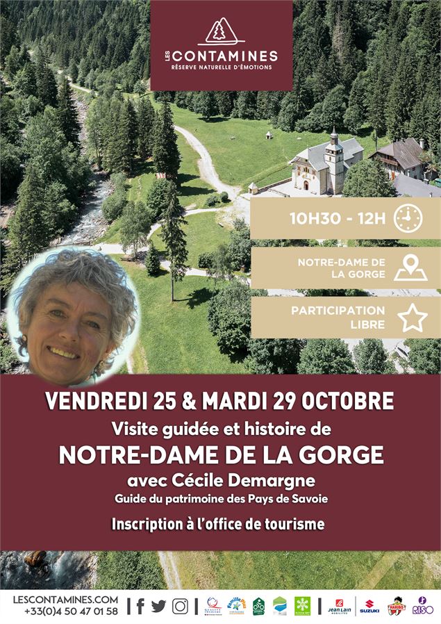 Visite guidée de Notre-Dame de la Gorge - Les Contamines Tourisme