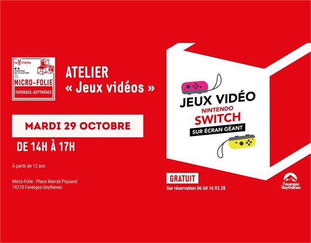 visuel rouge Switch - Micro-folie Faverges