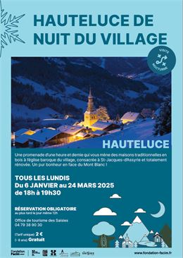 Hauteluce de nuit, visite nocturne du village_Hauteluce