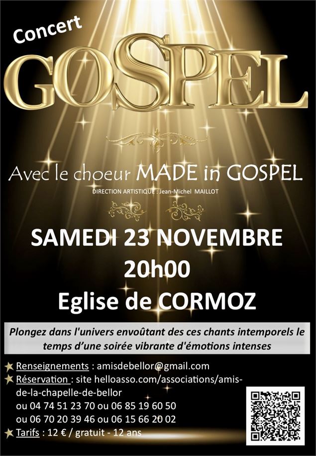 Affiche Gospel Cormoz - C