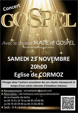 Affiche Gospel Cormoz - C