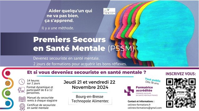 Formation Premiers Secours en Santé Mentale (PSSM)