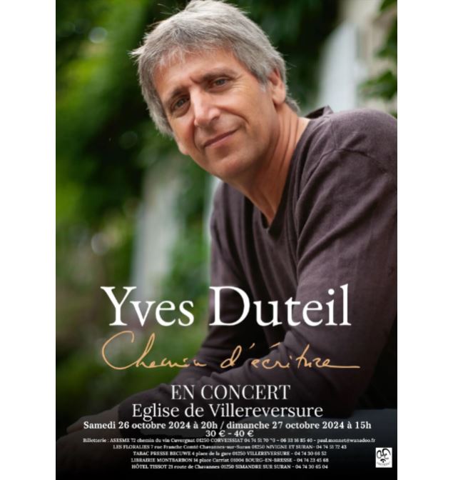 Concert Yves Duteil - ASESME