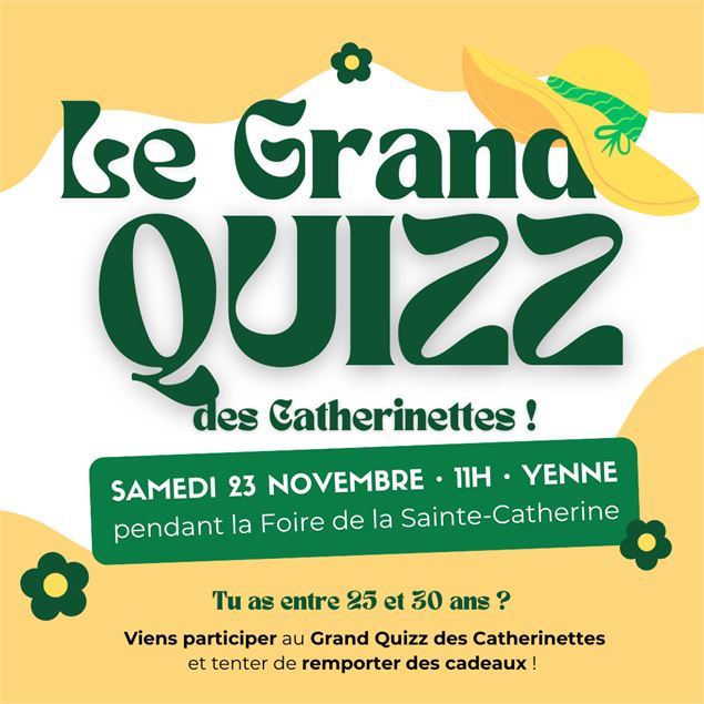 Le Grand Quizz des Catherinettes !_Yenne - Le Grand Quizz des Catherinettes !_Yenne