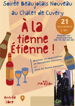 soirée Beaujolais nouveau au chalet de Cuvéry - M Miguet