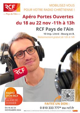 Apéro Portes Ouvertes RCF PA - Rcf Pays de l'Ain