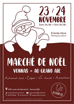 Marché noël Vonnas (Au Grand Air - 01)