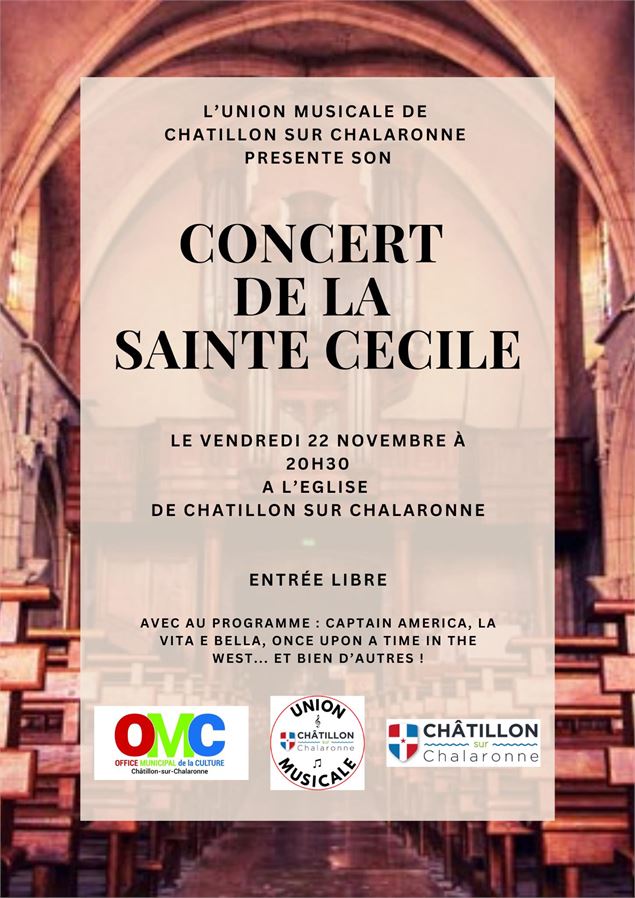 Concert de la Sainte Cécile_Châtillon-sur-Chalaronne - OMC