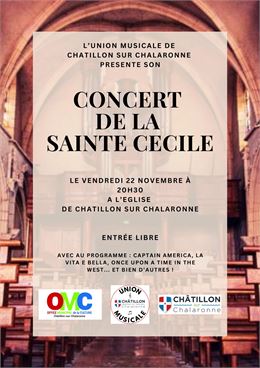 Concert de la Sainte Cécile_Châtillon-sur-Chalaronne - OMC