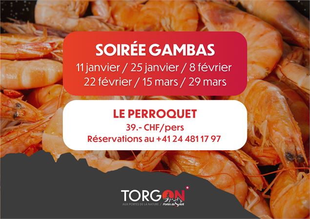 Soirée Gambas  - Le Perroquet_Torgon