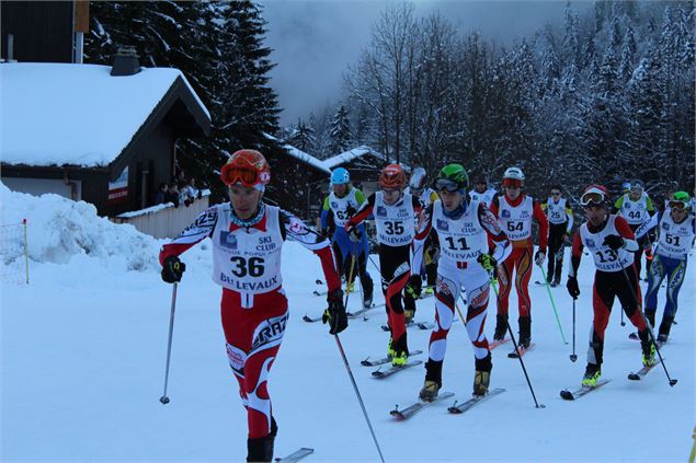 Course de ski de randonnée 