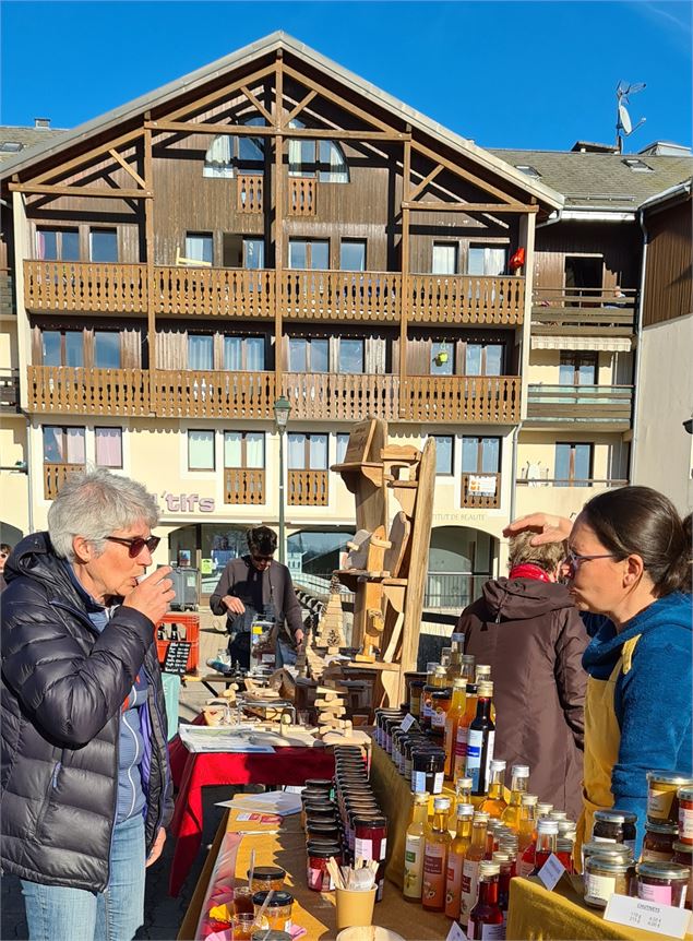 Pot d'accueil à Habère-Poche - Nadine Noël - OT Alpes du Léman - VS