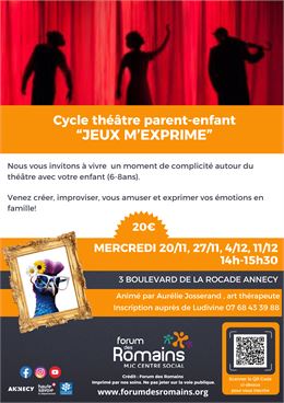 Cycle théâtre parent-enfant Jeux m'exprime_Annecy