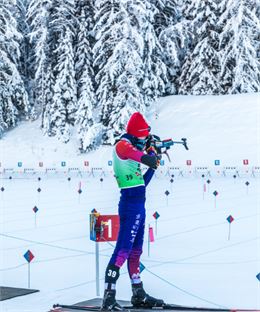 Affiche de la finale de Biathlon SAMSE - Célia Lécuru