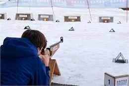 Initiation biathlon laser - Office de Tourisme de Saint Jean d'Arves