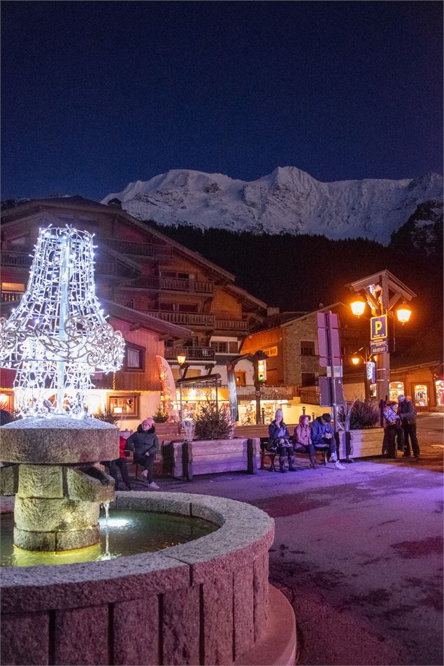 Pot d'accueil hivernal aux Contamines