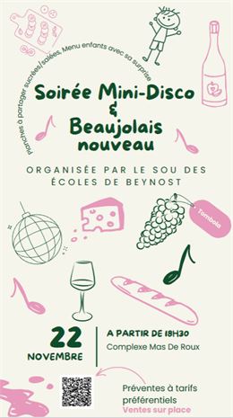 Soirée Beaujolais - Sou des Ecoles Beynost