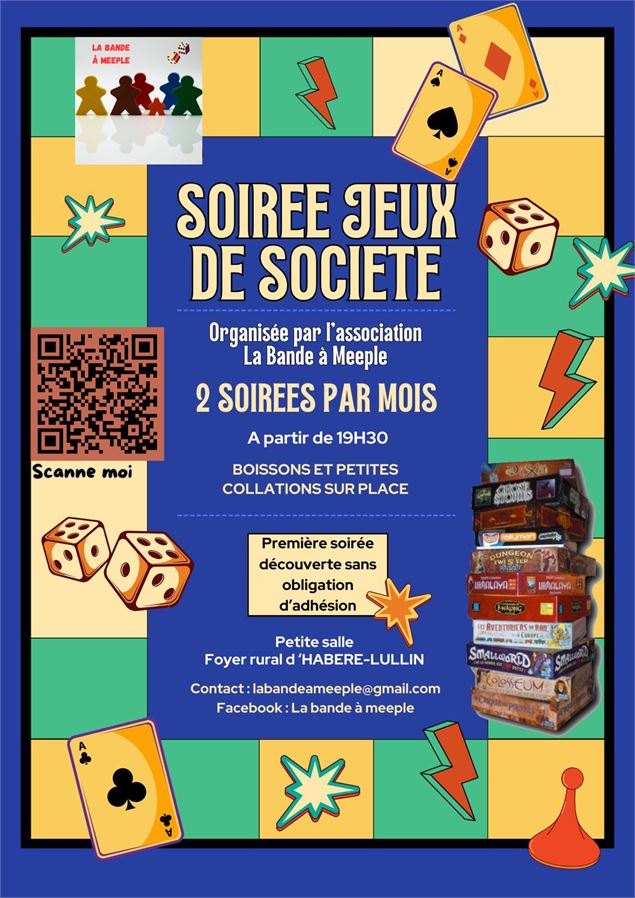 Soirée Jeux - la Bande à Meeple