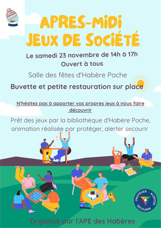 Après-midi jeux de société - APE des Habères