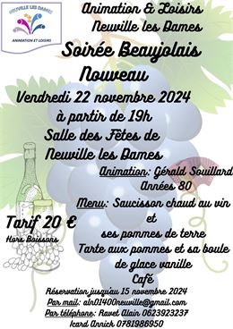 Soirée Beaujolais nouveau - oui