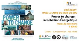 Ciné-concert "Power to change : La Rébellion Énergétique"