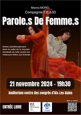 Affiche Parole.s de Femme.s - Affiche Marion DEPREZ