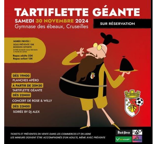 Tartiflette géante_Cruseilles - FC Cruseilles