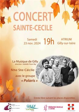 Concert de Sainte Cécile_Gilly-sur-Isère