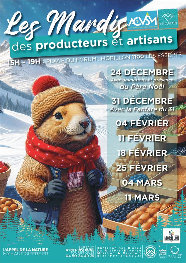 Les mardis des producteurs & des artisans_Morillon