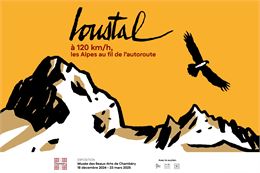 Exposition : Loustal à 120 km/h, les Alpes au fil de l'autoroute_Chambéry - Loustal / APRR / Atelier