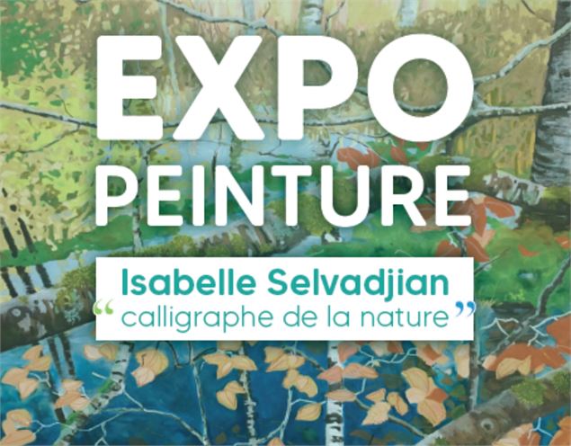 affiche peinture nature forêt - Mairie Faverges-Seythenex, Isabelle Selvadjian